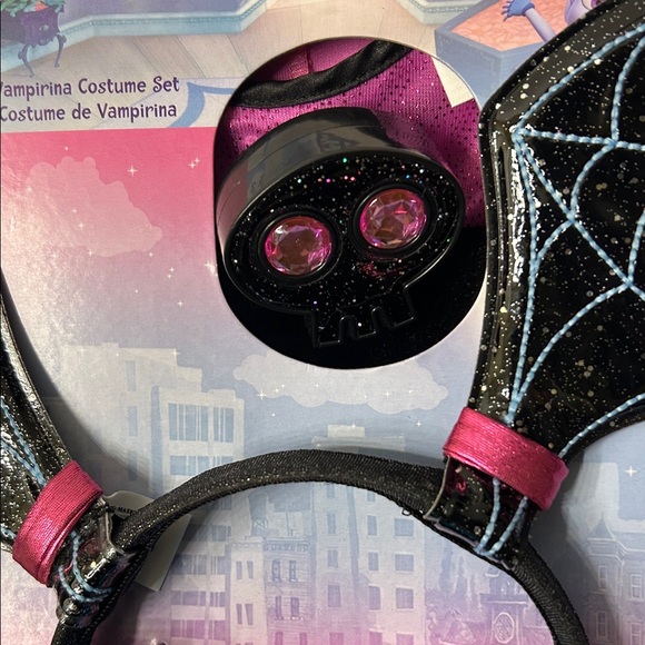 Disney Vampirina Costume for Kids - Black, Pink, and Blue - Picture 3 of 8